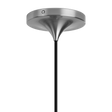 Cord Set Pro ceiling canopy, brushed steel look • UMAGE