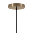 Rosette ceiling rose with cable and lamp holder E27, brushed brass look • UMAGE