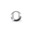 Cylinder ring in brushed stainless steel for AJ handles
