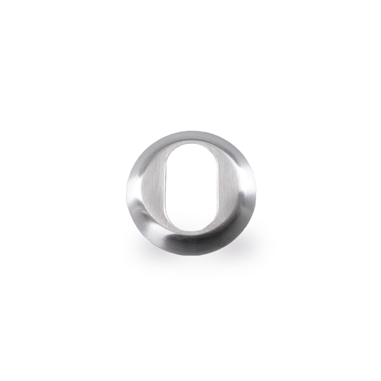 Cylinder ring in brushed stainless steel for AJ handles