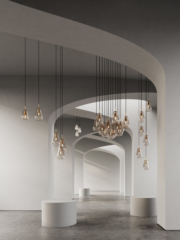 Anoli 13 pendel, nordic gold / gold • NUURA - Copenhagenhomedesign