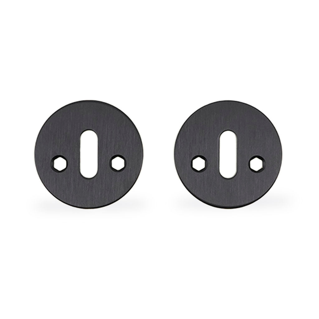 Nøgleskilt - moderne, sort (PVD sort) • d line - Copenhagenhomedesign