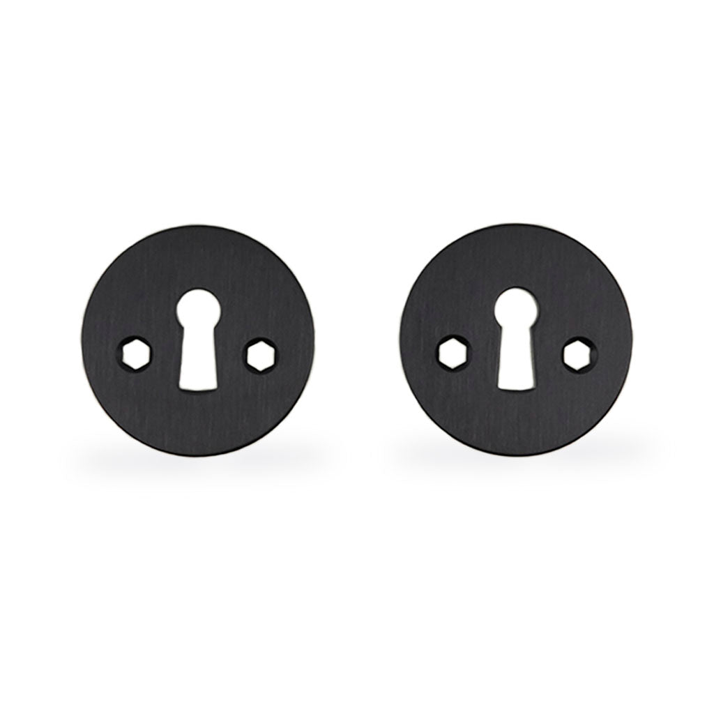 Nøgleskilt - Gammeldags, sort (PVD sort) • d line - Copenhagenhomedesign