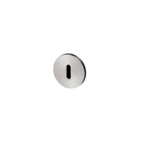 Keyhole escutcheons in stainless steel, c/c 27 mm • Buster + Punch