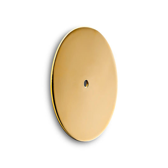 Brass backplate for Get a Grip #1 cabinet knob • Design by Us