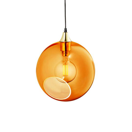 Ballroom XL pendant light, amber • Design by Us