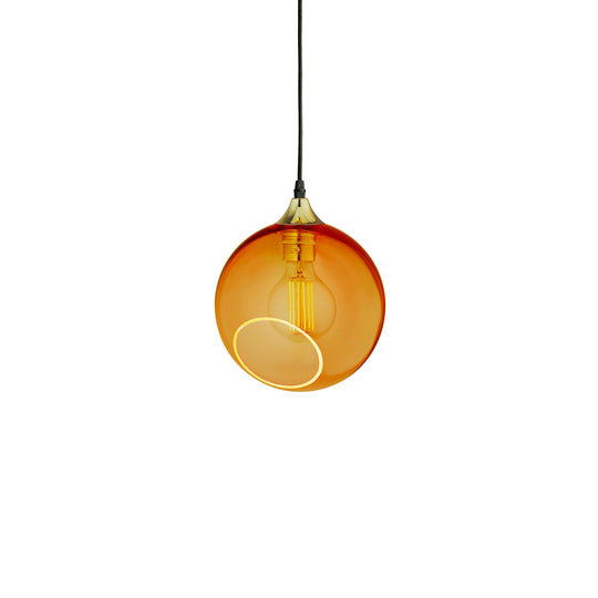 Ballroom pendant light, amber • Design by Us
