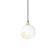 Ballroom pendant light, white snow • Design by Us