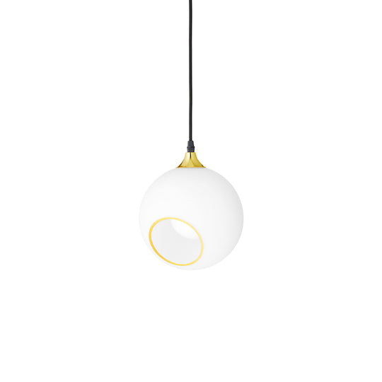 Ballroom pendant light, white snow • Design by Us