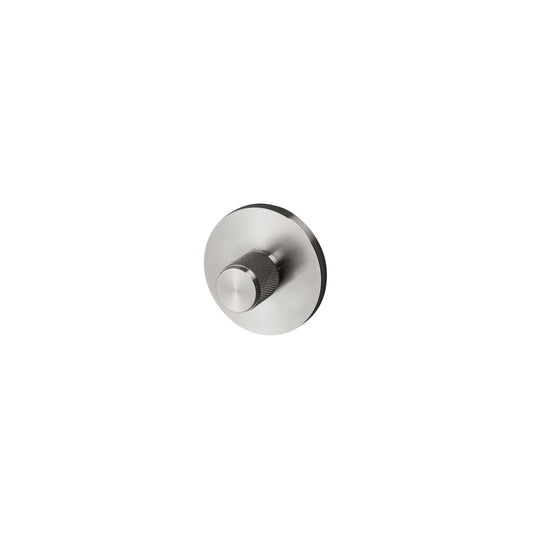 Cross bathroom thumbturn set in stainless steel, c/c 27 mm • Buster + Punch
