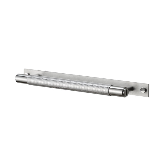 Cross Pull Bar in stainless steel with backplate • Buster + Punch