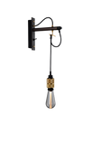 Hook Wall Nude wall light, graphite and brass • Buster + Punch