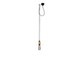 Hooked 1.0 Nude pendant light in brass • Buster + Punch