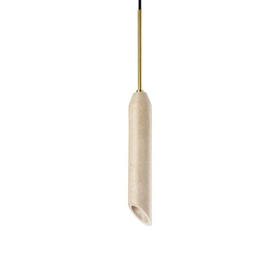 Marble Art pendant light, sand • Design by Us
