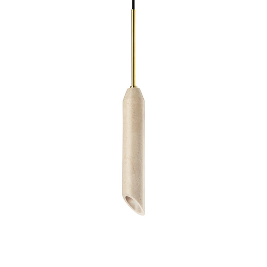Marble Art pendant light, sand • Design by Us