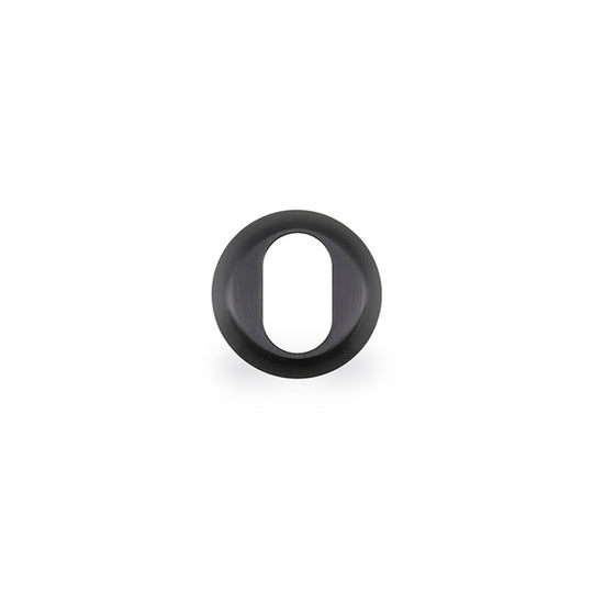 Cylinder ring in stainless steel with a PVD-black finish for AJ handles