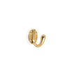 Falkenberg coat hook, polished lacquered brass, 40 mm