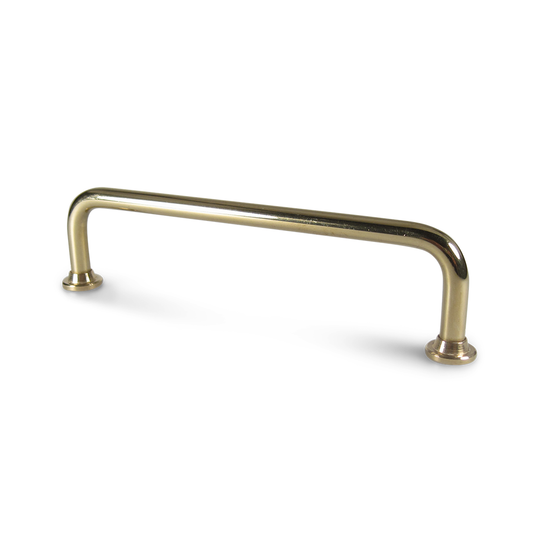 Frederiksberg cabinet handle in polished brass with lacquer