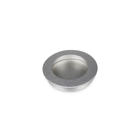 Faxe recessed pull Ø55/60 mm, silver-coloured