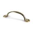 Raadvad • Traditional cabinet handle in solid polished brass with lacquer