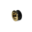 Sønderborg • Recessed pull in polished brass and Bakelite, Ø55/60 mm