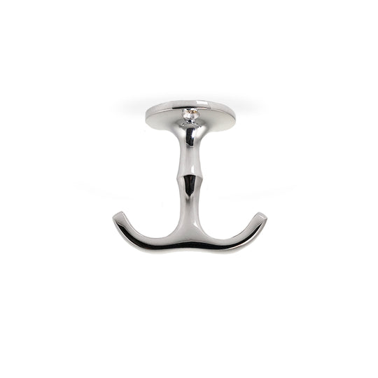 Halmstad anchor hook, polished chrome, 55 mm