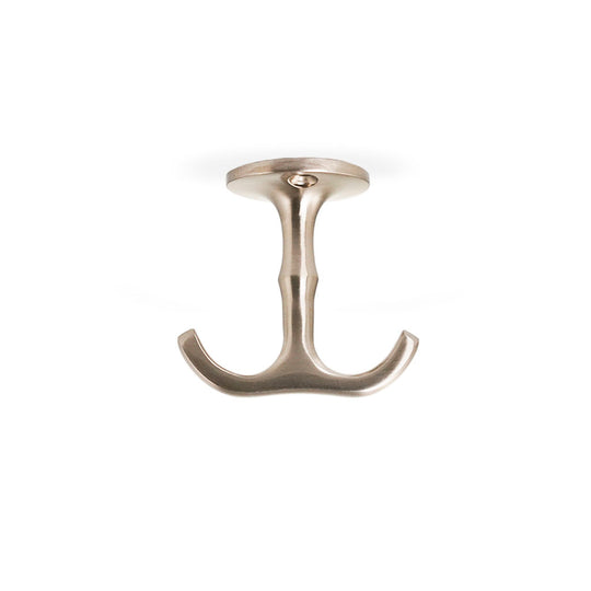 Halmstad anchor hook, satin nickel, 55 mm