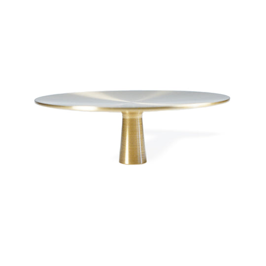 København cabinet knob, lacquered brushed brass – Ø 75 mm