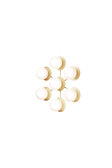 Liila Star wall and ceiling light, nordic gold / opal • NUURA