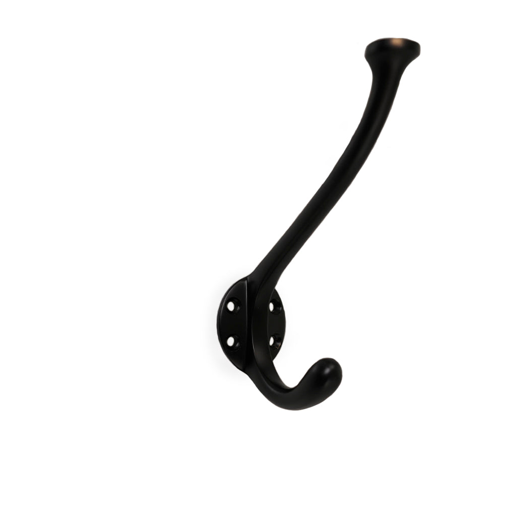Lund • Single hat hook, black, 120 mm - Copenhagenhomedesign