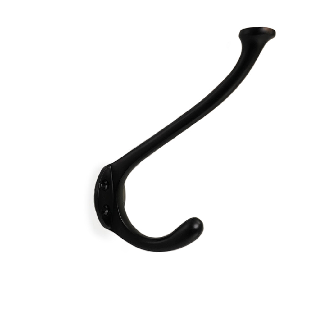 Lund • Single hat hook, black, 120 mm - Copenhagenhomedesign