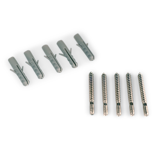 Wall-mounting kit for knobs (5 sets)