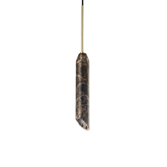 Marble Art pendant light, brown • Design by Us