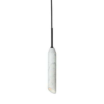 Marble Art pendant light, white Carrara • Design by Us