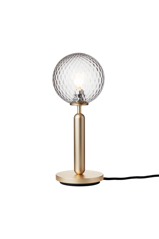 Miira Table table lamp, brass / optic clear • NUURA