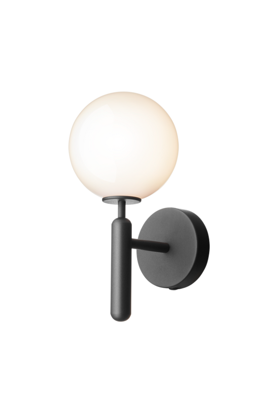 Miira Wall wall light, rock grey / opal • NUURA