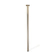 Multi furniture legs Ø30 mm in brushed steel – set of 4