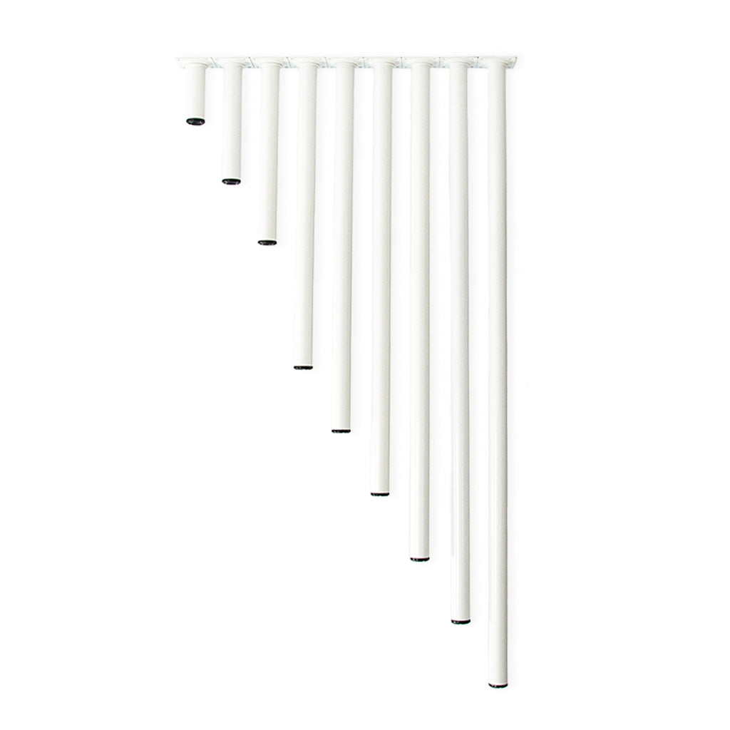 Multi ben i hvid i Ø30 mm. (1 sæt = 4 stk.) - Copenhagenhomedesign