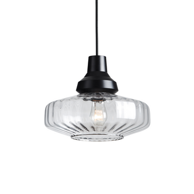 New Wave Optic pendant light, clear • Design by Us