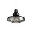 New Wave Optic pendant light, smoke • Design by Us