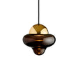 Nutty Brown pendant light, brown/gold • Design by Us