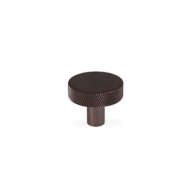 Østerbro diamond-cut cabinet knob in bronze / browned brass finish • Chr. Jørgensen