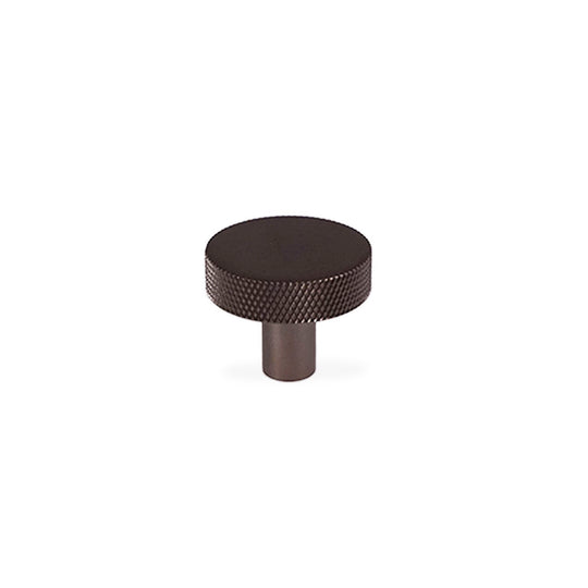 Østerbro diamond-cut cabinet knob in bronze / browned brass finish