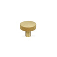 Østerbro diamond-cut cabinet knob in brushed brass with lacquer • Chr. Jørgensen