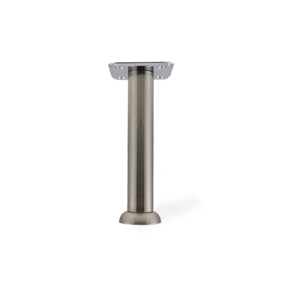 Adjustable furniture legs in brushed steel, 150–160 mm – set of 4