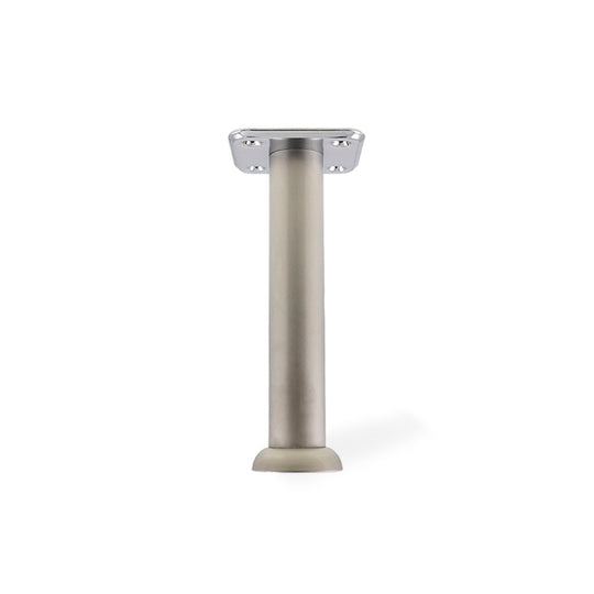 Adjustable furniture legs in matt nickel-plated steel, 150–160 mm – set of 4