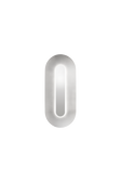 Sasi Large wall light, silver • NUURA