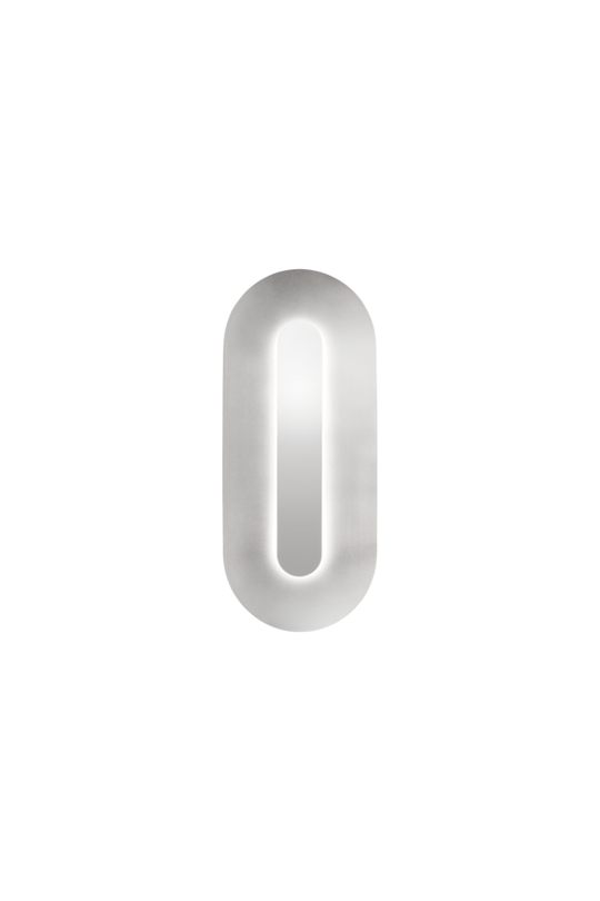 Sasi Large wall light, silver • NUURA