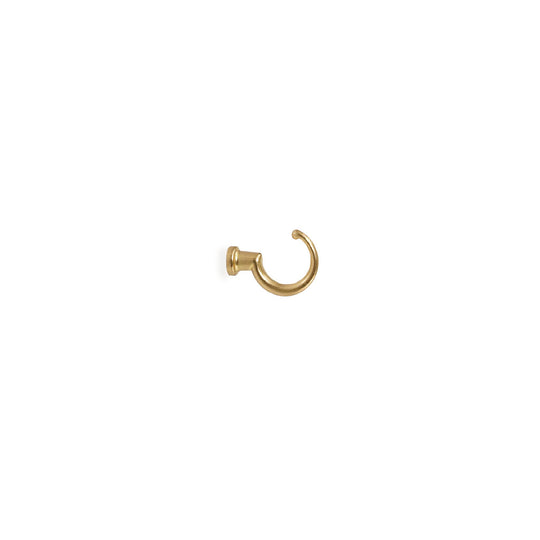Södermalm hook, polished lacquered brass, 30 mm