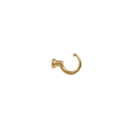Södermalm hook, polished lacquered brass, 36 mm